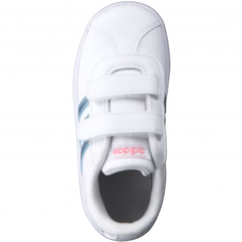 adidas CORE Kleinkinder Sneaker VL COURT 2.0 CMF I GZ7669 23 Ftwr White/Vision Met./Super Pop | 23