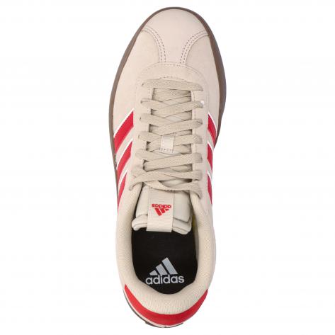 adidas Herren Sneaker VL COURT 3.0 JR8644 45 1/3 Wonder Beige/Scarlet/White | 45 1/3