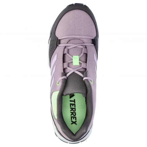 adidas TERREX Kinder Wanderschuhe Hyperhiker Low K IE7612 35 Preloved Fig/Silver/Green | 35