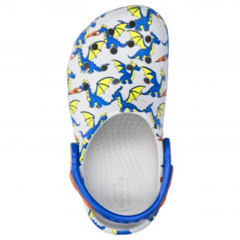 Crocs Kinder Sandale Classic Dragon Graphic Clog T 212514 