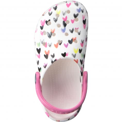 Crocs Mädchen Schuhe Classic Heart Print Clog 207000 