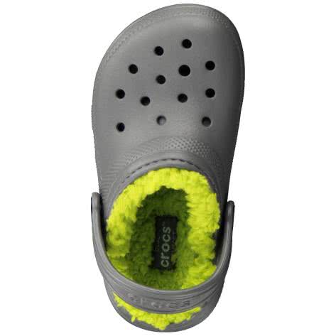 Crocs Kinderschuhe Classic Lined Clog K 203506-0DF 19-20 Slate Grey/Volt Green | 19-20