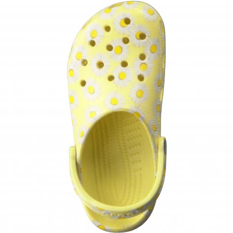 Crocs Damen Schuhe Classic Vacay Vibes Clog 206375-7HE 42-43 Yellow Daisy | 42-43