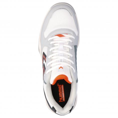 Hummel Unisex Handballschuhe ALL COURT 228237-9031 46.5 White/Black/Red | 46.5