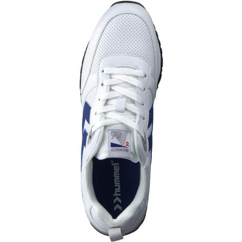 hummel Sneaker Unisex Fallon OGC, Bianco Navy Red, 36 EU