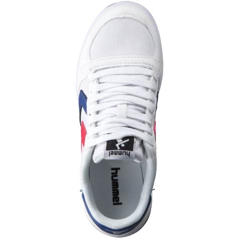 Hummel Unisex Sneaker Stadil Light Canvas 208263-9253 38 White/Blue/Red | 38