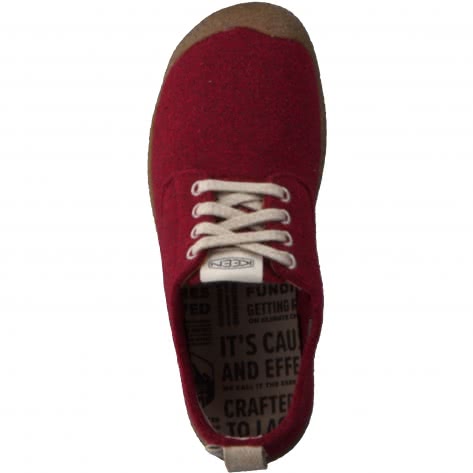 Keen Damen Sneaker MOSEY DERBY W 1026809 37.5 Red Felt/Birch | 37.5