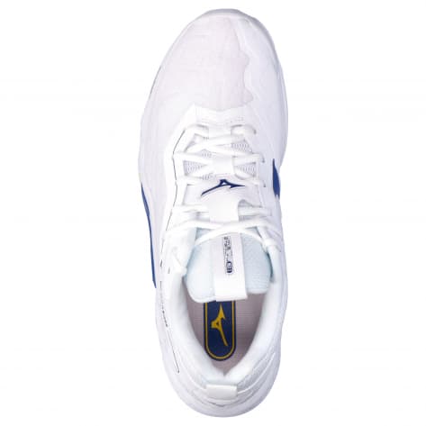 Mizuno Unisex Hallenschuhe WAVE STEALTH NEO 2 X1GA2400-96 44 White/Bellwether Blue/Bel Air Blue | 44