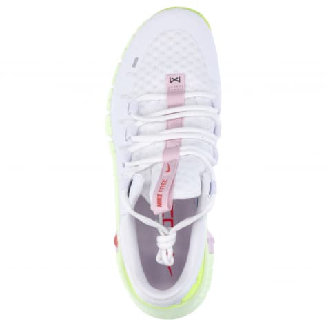 Nike Damen Trainingsschuhe Free Metcon 5 DV3950-104 40.5 White/Bright Crimson | 40.5