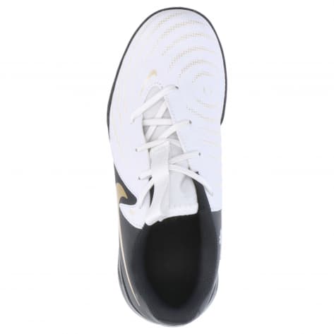 Nike Kinder Fußballschuhe Jr Phantom GX II Academy TF FJ2608-100 35 1/2 White/Black-MTLC Gold | 35 1/2