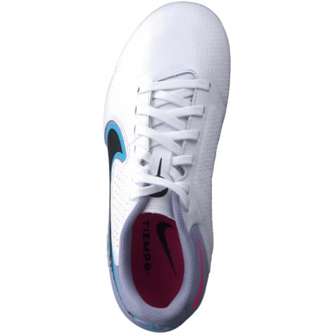 Nike Kinder Fussballschuhe Jr. Tiempo Legend 9 Academy FG/MG DA1333-146 33.5 White/Black-Baltic Blue-Pink | 33.5