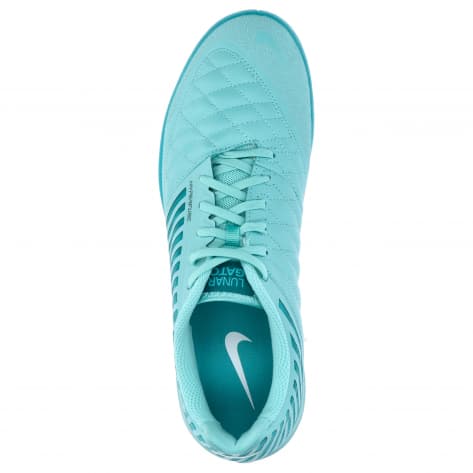 Nike Herren Fussballschuhe Lunar Gato II IC 580456-303 45 Green Frost/White | 45