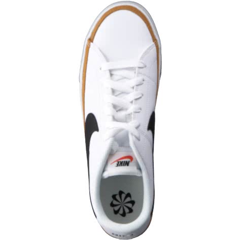 Nike Herren Sneaker Court Legacy DH3162-100 39 White/Black-Desert Ochre | 39