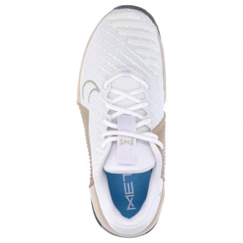 Nike Damen Trainingsschuhe Metcon 9 DZ2537-104 39 White-Mtlc Gold Grain-Sanddrift | 39