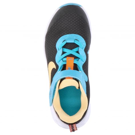 Nike Kinder Laufschuhe Revolution 6 FlyEase FB2718-001 27.5 Black/Melon Tint-Blue Lightning | 27.5