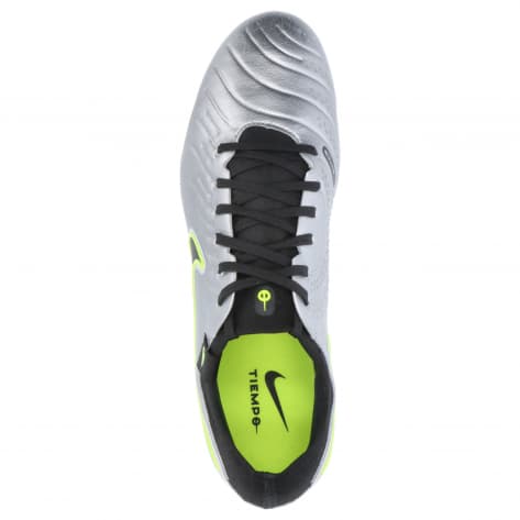 Nike Herren Fussballschuhe Tiempo Legend 10 Pro AG DV4334-001 44.5 Metallic Silver/Black-Volt | 44.5