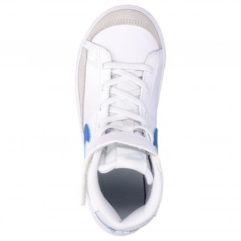 Nike Kinder Sneaker Blazer Mid '77 DA4087-113 31.5 White/Game Royal-Platinum | 31.5