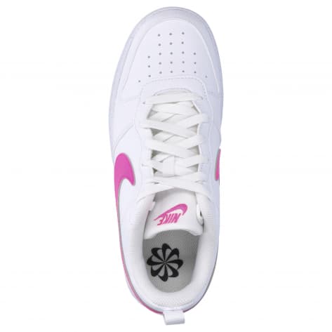 Nike Kinder Sneaker Court Borough Low Recraft (GS) DV5456-113 36 White/Laser Fuchsia | 36