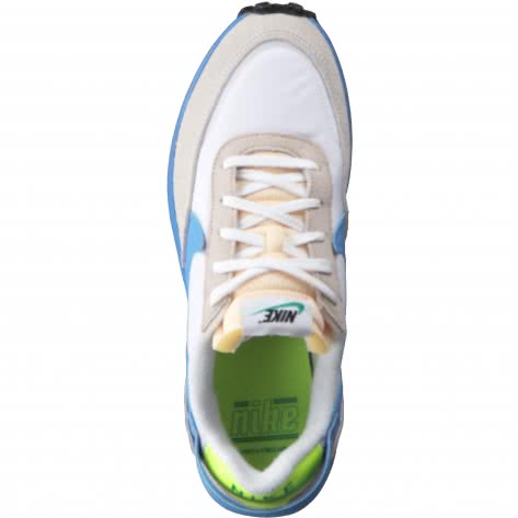 Nike Herren Sneaker Waffle Debut DX2943-100 44 White/Light Orewood Brown/Volt/University Blue | 44