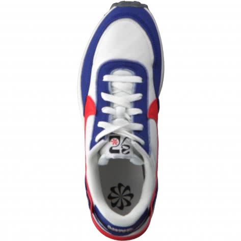 Nike Herren Sneaker NSW Waffle Debut Swoosh DV0527-001 44 Phantom/Habanero Red-Old Royal | 44