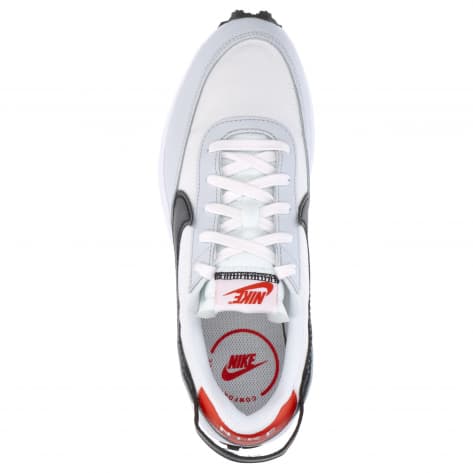 Nike Herren Sneaker Waffle Debut DV0743-101 44.5 Summit White/Black-Picante Red | 44.5