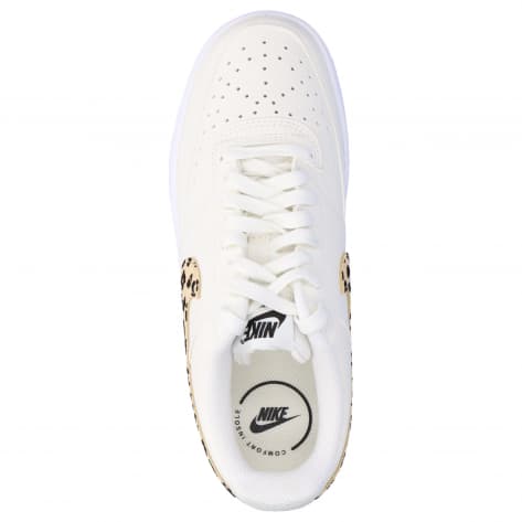 Nike Damen Sneaker COURT VISION HF9552-100 38.5 Sail/Black-White-Flax | 38.5