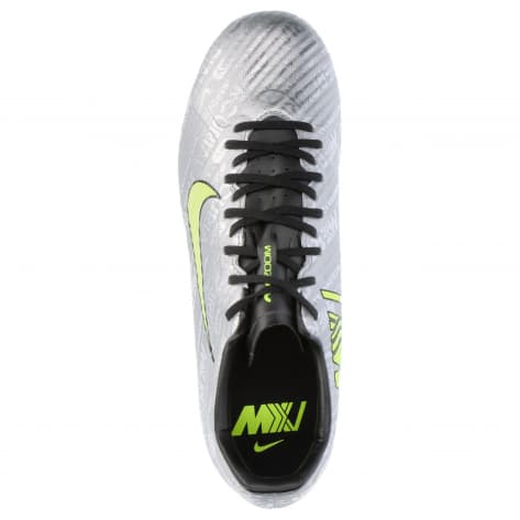 Nike Herren Fussballschuhe Zoom Mercurial Vapor 15 Academy XXV FG/MG FB8399-060 42.5 Met Silver/Volt-Black-Volt | 42.5