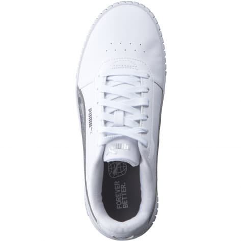 Puma Damen Sneaker Carina 2.0 Space Metallics 389387-02 37.5 Puma White-Matte Silver-Puma Silver | 37.5
