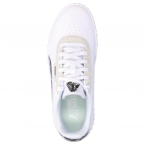 Puma Damen Sneaker Carina 3.0 Snake Chic 400723-01 39 Puma White-Vapor Gray-Puma Aged Silver | 39