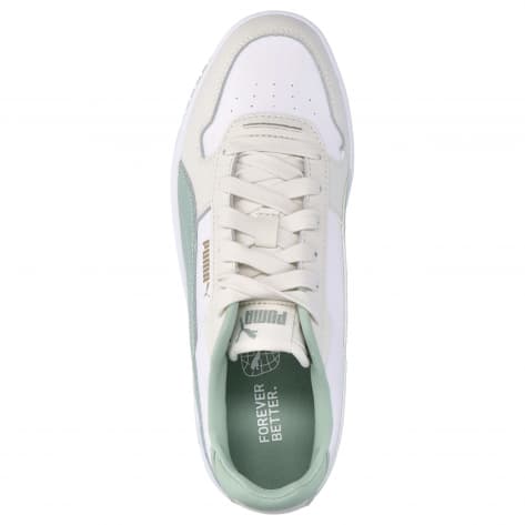 Puma Kinder Sneaker Carina Street Jr 393846-03 35.5 PUMA White-Green Fog-Vapor Gray | 35.5