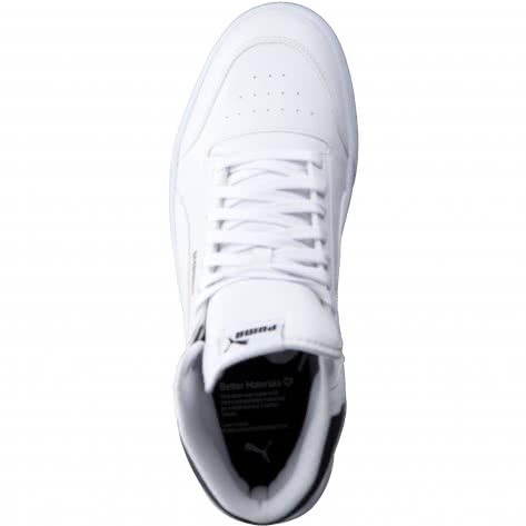 Puma Unisex Sneaker Shuffle Mid 380748-01 41 White-Black-Gold | 41