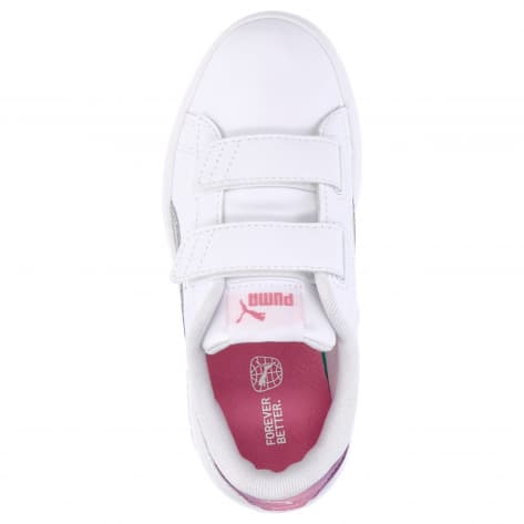 Puma Mädchen Sneaker Smash 3.0 L Star Glow V PS 392584-01 31 PUMA White-Silver-Strawberry Burst-Purple | 31