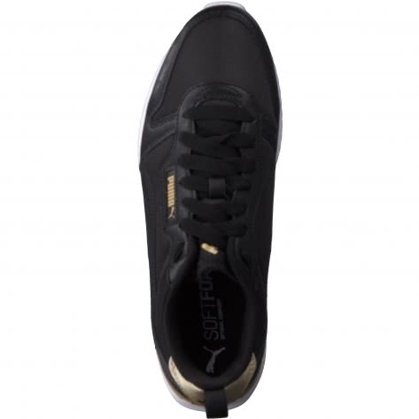 Puma Damen Sneaker R78 Wns Metallic Pop 381070-01 38.5 Black-Black-Puma Team Gold | 38.5