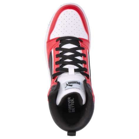 Puma Kinder Sneaker Rebound V6 Mid Jr 393831-03 36 Puma White-Black-For All Time Red | 36