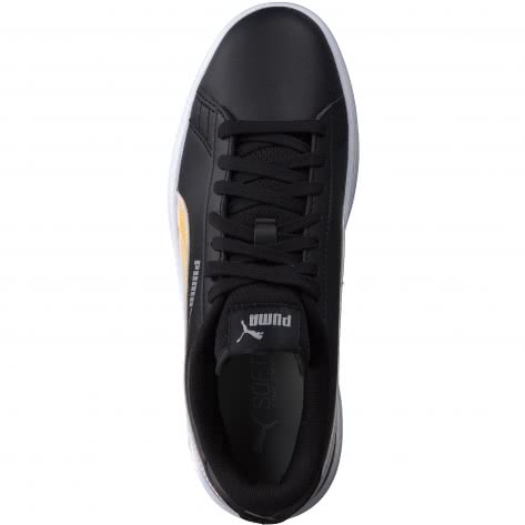 Puma Mädchen Sneaker Smash v2 Holo Jr 385574-02 37.5 Puma Black-Puma Silver | 37.5