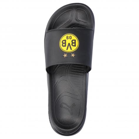 Puma Unisex Borussia Dortmund Badeschlappen Softride Teamcat BVB 403834-01 47 Puma Black-Yellow-Gold | 47