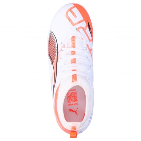 Puma Kinder Fussballschuhe ULTRA 5 MATCH FG/AG Jr 108167-01 37 PUMA White-PUMA Black-Glowing Red | 37