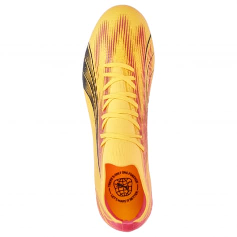 Puma Herren Fussballschuhe ULTRA MATCH FG/AG 107754-03 44.5 Sun Stream-PUMA Black-Sunset Glow | 44.5