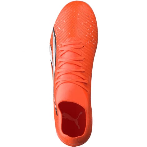 Puma Herren Fußballschuhe Ultra Match FG/AG 107217-01 46 Ultra Orange-Puma White-Blue Glimmer | 46