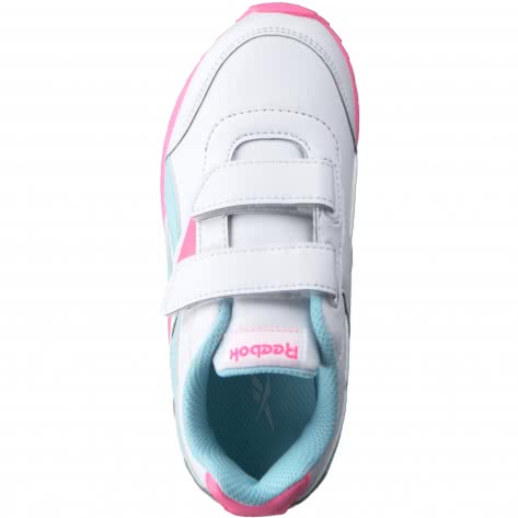 Reebok Mädchen Sneaker Classic Jogger 2 FZ2447 27.5 White/Digital Glow/Electro Pink | 27.5