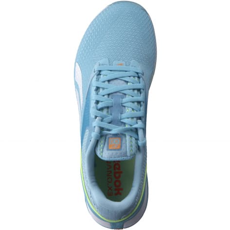 Reebok Damen Trainingsschuhe Nano X3 HP6054 38 Blue Pearl/Energy Glow/Peach Fuzz | 38