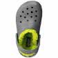 Crocs Kinderschuhe Classic Lined Clog K 203506-0DF 19-20 Slate Grey/Volt Green | 19-20
