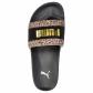 Puma Damen Badeschlappen Leadcat 2.0 Animal Flair 402880-02 38 Puma Black-Puma Gold | 38
