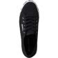 Superga Damen Sneaker 2790 Cotw Glitterlettering S111TRW-A02 41 Black-Black | 41