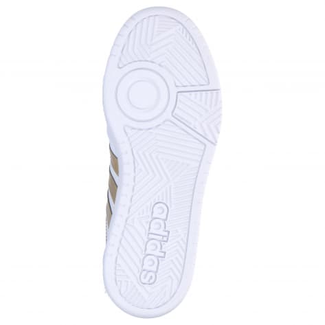 adidas Damen Sneaker HOOPS 3.0 HP7972 40 2/3 Ftwr White/Ftwr White/Gold | 40 2/3