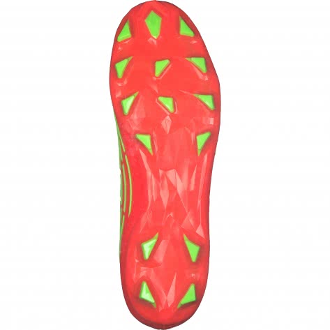 adidas Herren Fußballschuhe Predator EDGE.2 MG GW0958 42 2/3 Solar Red/Sgreen/Core Black | 42 2/3