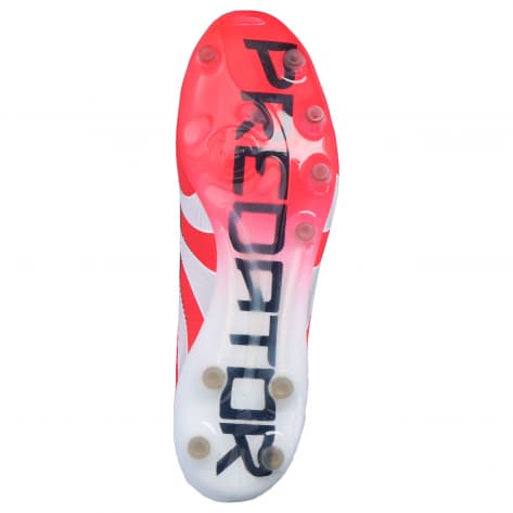 adidas Herren Fussballschuhe PREDATOR ELITE FT AG JR3117 44 Lucid Red/Ftwr White/Black | 44