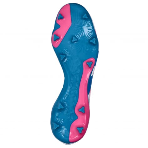 adidas Herren Fussballschuhe PREDATOR LEAGUE LL FG IF1465 43 1/3 Ftwr White/Solar Blue/Solar Pink | 43 1/3
