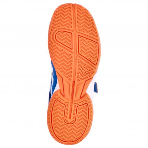 adidas Kinder Hallenschuhe Speedcourt K Klett JR1681 38 Bright Royal/Ftwr White/Orange | 38