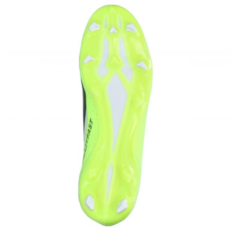 adidas Herren Fussballschuhe X CRAZYFAST.3 FG HQ4534 44 2/3 Ftwr White/Core Black/Lucid Lime | 44 2/3